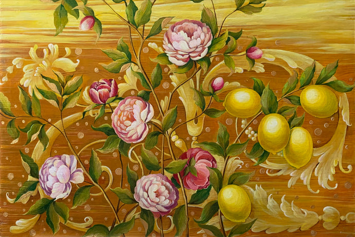 Flowers and Lemons - Nataliya Tokar Art